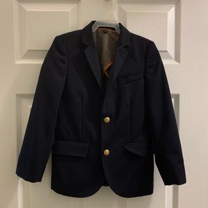 JCrew Crewcuts Boys Navy Blazer with Gold Buttons